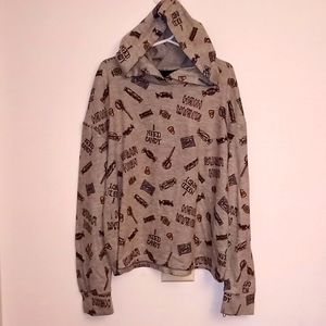 Halloween Candy Hoodie Size L 10/12